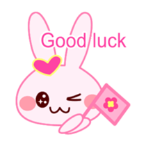 Messenger Rabbit 3 -Basics-(English) sticker #3592356