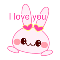 Messenger Rabbit 3 -Basics-(English) sticker #3592357