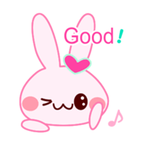 Messenger Rabbit 3 -Basics-(English) sticker #3592359