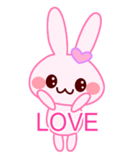 Messenger Rabbit 3 -Basics-(English) sticker #3592365