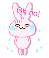 Messenger Rabbit 3 -Basics-(English) sticker #3592367