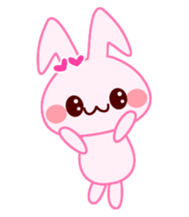Messenger Rabbit 3 -Basics-(English) sticker #3592370