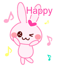 Messenger Rabbit 3 -Basics-(English) sticker #3592375