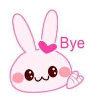 Messenger Rabbit 3 -Basics-(English) sticker #3592380