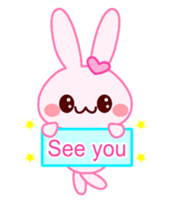 Messenger Rabbit 3 -Basics-(English) sticker #3592381