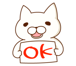 mochi mochi cat sticker #3593550