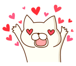 mochi mochi cat sticker #3593563