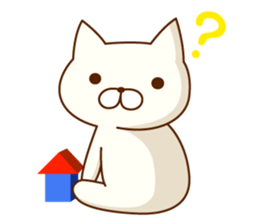 mochi mochi cat sticker #3593567