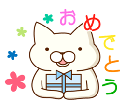 mochi mochi cat sticker #3593577