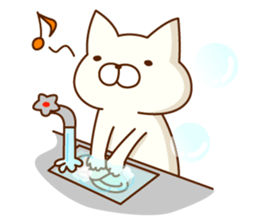 mochi mochi cat sticker #3593581