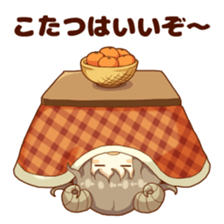 Sleep sticker of sheep girl sticker #3594092