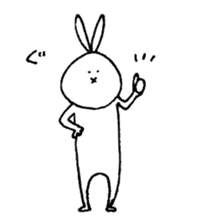 Rabbit~Member of society edition~ sticker #3594137