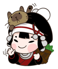 Maeleah the mountain Girl sticker #3595346