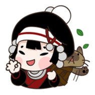 Maeleah the mountain Girl sticker #3595348