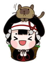 Maeleah the mountain Girl sticker #3595351