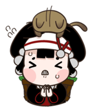 Maeleah the mountain Girl sticker #3595352