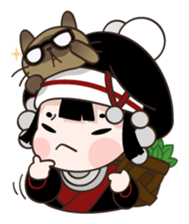 Maeleah the mountain Girl sticker #3595354