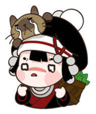 Maeleah the mountain Girl sticker #3595355