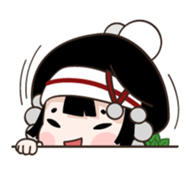 Maeleah the mountain Girl sticker #3595356