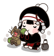 Maeleah the mountain Girl sticker #3595357