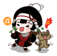 Maeleah the mountain Girl sticker #3595358