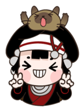 Maeleah the mountain Girl sticker #3595359