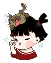 Maeleah the mountain Girl sticker #3595366