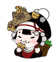 Maeleah the mountain Girl sticker #3595368