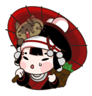 Maeleah the mountain Girl sticker #3595372