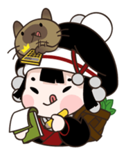 Maeleah the mountain Girl sticker #3595375