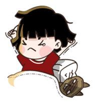 Maeleah the mountain Girl sticker #3595376