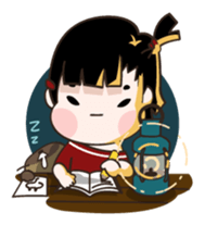 Maeleah the mountain Girl sticker #3595380