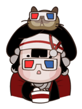 Maeleah the mountain Girl sticker #3595381