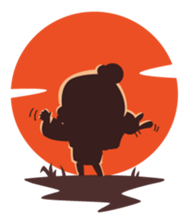 Maeleah the mountain Girl sticker #3595385