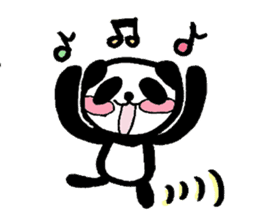 Sticker of a cute panda sticker #3595619
