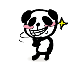 Sticker of a cute panda sticker #3595620