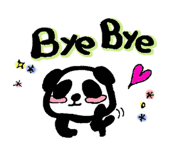 Sticker of a cute panda sticker #3595625