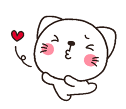 cat heart 3 sticker #3595687