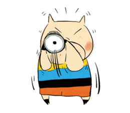 Super Pig in Action sticker #3595793