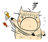 Super Pig in Action sticker #3595798