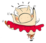 Super Pig in Action sticker #3595799