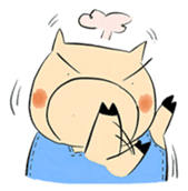 Super Pig in Action sticker #3595817