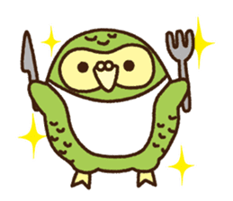 Happy Kakapo 2 sticker #3595848