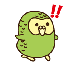 Happy Kakapo 2 sticker #3595855