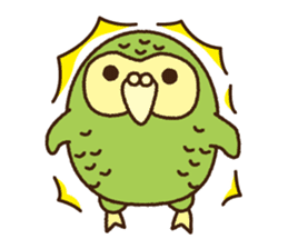 Happy Kakapo 2 sticker #3595858