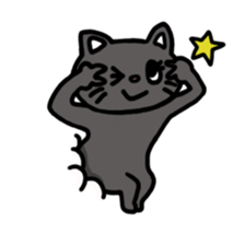 Buried cat and rabbit Sticker(English) sticker #3595908