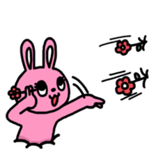 Buried cat and rabbit Sticker(English) sticker #3595942