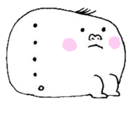 meat bun baby sticker #3595964