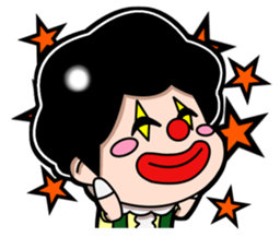 CLOWN HACHI sticker #3596626