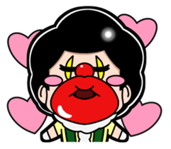 CLOWN HACHI sticker #3596627